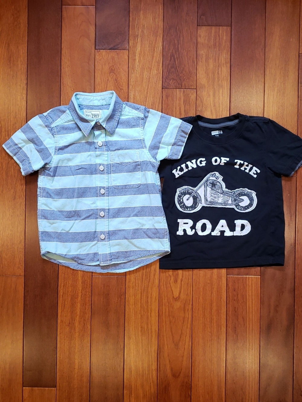Bundle of Boy's shirts. Sizes XS 4 and 3 years.